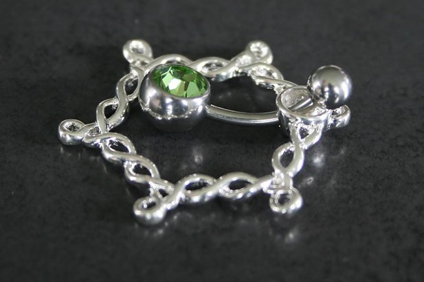 Twisted Rope Navel Shield