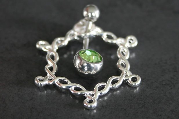 Twisted Rope Navel Shield