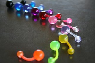 UV Acrylic Belly Rings