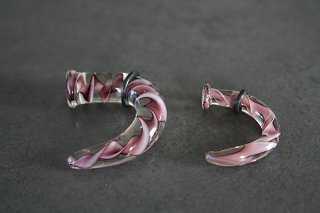 Violet Ribbon Pyrex Talon